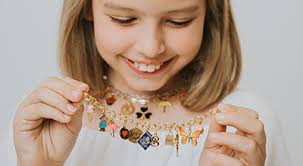 Elegant Tiara Charm with June Stone