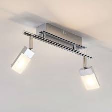 Led Strahler Alija Verchromt 2 Flammig Lampen Lampen Plafond Led