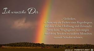 Hast du schon ein' regenbogen in переводы regenbogenfarben. Farben Eines Regenbogens Spruche