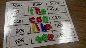 Word Build Write Activity For Word Work 2 50 Kindergarten Reading Centers Sight Words Kindergarten Kindergarten Centers