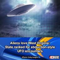 A new analysis places West Virginia among the states where abduction-style UFO reports appear more often than expected. Read the full story over in our bio.