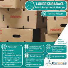 Kerja dari rumah ini bisa sangat menjanjikan, apalagi jika lingkungan tempat tinggal anda dekat dengan kampus atau perkantoran. Lowongan Kerja Pelipat Kotak Makanan Atmago