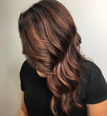 Cinnamon Chestnut Brown Hair With Highlights Hair Coloring