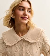 Cream Cable Knit Sweater