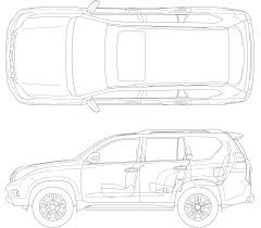Toyota Land Cruiser Prado Blueprint Toyota Land Cruiser Prado Toyota Land Cruiser Land Cruiser