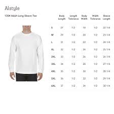 23 True To Life Alstyle Apparel Sizing Chart