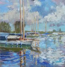I paint what's in my head and love what i do. Norfolk Artist Stephen Johnston Paint Out