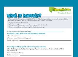 Character Education Worksheets Talking With Trees Books Character Education Honesty Lesson Guidance Lessons