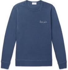 Exclusive At Mrporter Com Fans Of Maison Labiche Will Instantly Recognise The French Label S Unique Style Of Embroidery On This Sweatshirt It S Made From Mela