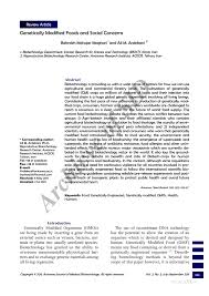 Visit insider's health reference library for more advice. Pdf Genetically Modified Foods And Social Concerns