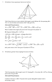 We did not find results for: Soal Matematika Kelas 12 Bab 1 Jarak Dalam Ruang Bidang Datar Kunci Jawabannya Part 2 Sekolahmuonline Com Sekolahmuonline