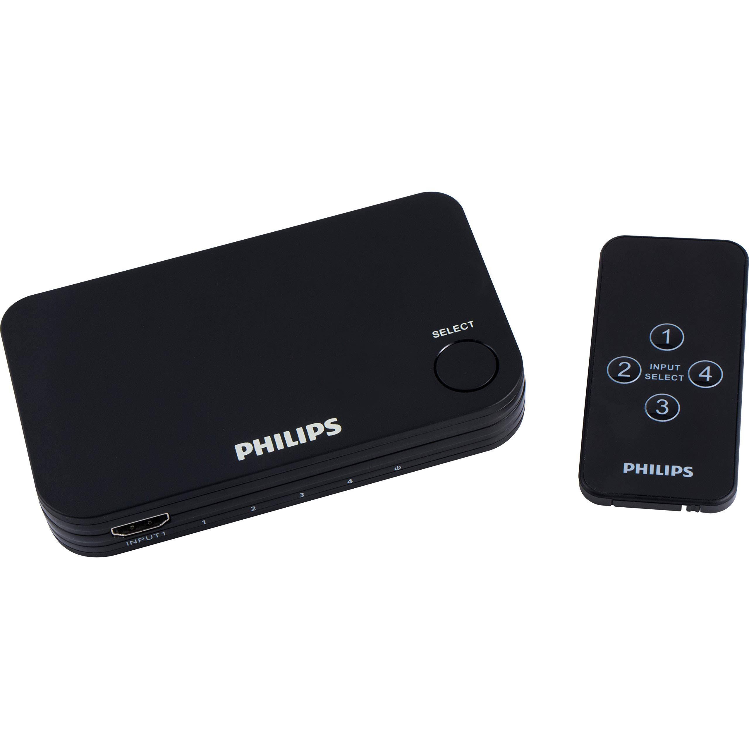 Philips 4 Port 2.2 HDMI Switch with Remote