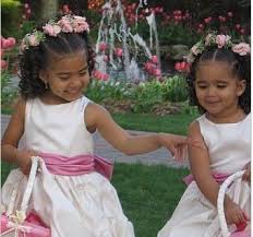 For a simple style, wear your incredible curls as you normally would. African American Flower Girl Hairstyles Google Search Kids Hairstyles For Wedding Flower Girl Wedding Hair Flower Girl Hairstyles