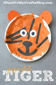 Paper Plate Tiger Kid Craft Animal Crafts For Kids Zoo Animal Crafts Jungle Crafts