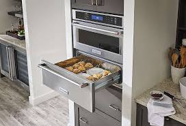 Warmer drawer recommended food settings chart food item setting bacon biscuits casseroles eggs empty dinner plates fish do not use spray oven cleaners on the cooktop. Kitchenaid 30 Warming Drawer Stainless Steel Kowt100ess Best Buy