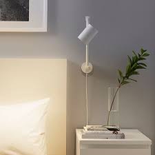Nymane Work Wall Lamp White I 2020 Vaeglampe Ikea Hvid