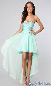 Strapless High Low Dress For Prom Junior Prom Dresses Prom Dresses Short Dance Dresses
