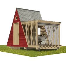 The average storage shed costs at least $5k, and a garage? Tiny A Frame Cabin Plans Pin Up Houses