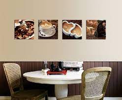 There is nothing more invigorating than the smell of freshly ground coffee beans. Kitchen Canvas Art Coffee Bean Coffee Cup Canvas Prints Wall Art Decor Framed Ready To Hang 4 Panels Modern Kitchen Decor Wall Art Home Decor Coffee Wall Art