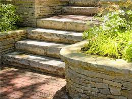 Bluestone slab costs around $1,400 including installation. Breccia Vulcano Limestone Exterior Garden Steps From Italy Stonecontact Com