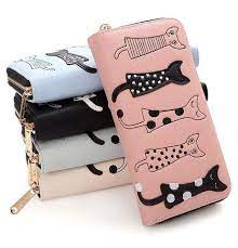 Couvert dans les cœurs, il ferait un cadeau d'anniversaire excellent ! Portefeuille Fille Ado 391e78