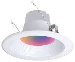 Enjoy many hours of savings as you use less energy and enjoy bright warm light. Wi Fi Smart 5 6 Led Retrofit Recessed Light 11 Watts E26 Adaptor Included Modern Recessed Trims By Globe Electric Houzz