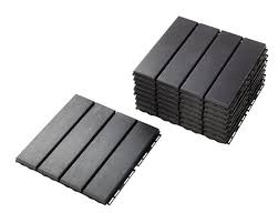 Ikea Runnen Plastik Koyu Gri Yer Dosemesi Yer Karosu 9 Adet 30x30 Cm Yer Dosemesi Dis Mekan Mobilyalari Ikea