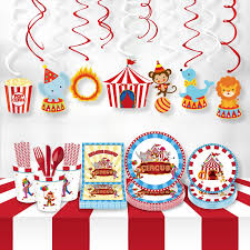 Decorate for your carnival party with these fun clown, elephant, lion, trapeze artist, strong man and carnival barker designs. Kids Birthday Party Disposable Tableware Sets Carnival Circus Theme Party Decorations Cartoon Animal Plates Cups Party Suppllies Disposable Party Tableware Aliexpress