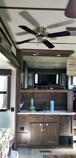 After increasing the pitch on the blades i was able to get a little more air i haven't seen a 12 volt ceiling fan that size for sale in this area. 12v Ceiling Fan Montana Owners Club Keystone Montana 5th Wheel Forum