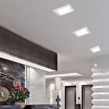 A type of recessed lighting where the light is installed into a hole in the ceiling, giving downward light. Gianor 11 Inch 24w Ultra Thin Led Square Recessed Ceiling Light With Junction Box 6000k Daylight 200w Equivalent No Dimmable Panel Light Pack Of 2