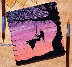 It's got a nice substantial feel and was wonderful to work on. Creative Artworks By Fari Popsicle Art Popsicle Stick Art Creative Art