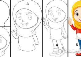 Wanita muslim yang luar biasa ini dikenal dengan penampilan pakaian jilbab dan fitur fitur lainnya seperti pada gambar di atas gambar kartun muslimah keren. Gambar Anak Kecil Lucu Berhijab Kartun