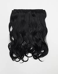 Instantly transform your hair with our black hair extensions. Lullabellz Super Thick 22 Inch 5 Piece Blow Dry Wavy Clip In Hair Extensions In Natural Black Asos