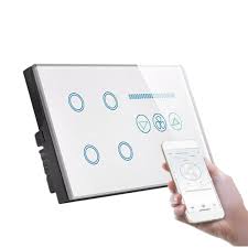 Smart switch board WIFI Tuya Smart Life Mobile application. 4 gang switch  and smart Fan dimmer Alexa Controlled smart light switch for smart home  automation electrical fitting | Daraz.pk