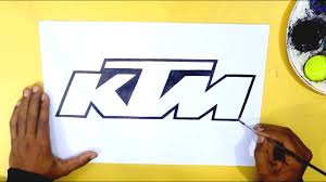 The company was founded in 1934 in mattighofen by the engineer hans trunkenpolz. How To Draw The Ktm Logo 3 Youtube