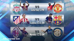 Live coverage of manchester united v liverpool from the fa cup fourth round, presented by gary lineker. Football Fixtures Liverpool Vs Manchester United Atletico Madrid Vs Barcelona Inter Milan Vs Ac Milan Time In Ist Tv Channel Online Streaming Live Coverage Sports News The Indian Express
