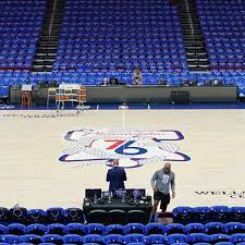 Even though the sixers' arena technically is still technically called wells fargo according to sportslogos.net, the sixers' home court will have a slight change. Philadelphia 76ers On Twitter New Playoff Court