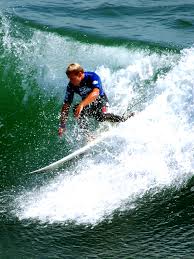 Surfing Rexhame Beach Marshfield Massachusetts Usa