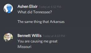 It can be as far away as about 30 miles, depending on where you are inside memphis, tn. Dad Jokes On Twitter What Did Tennessee The Same Thing That Arkansas