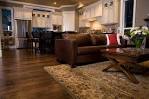 Area rugs on hardwood floors