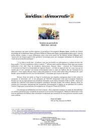 Plainte Contre Des Cagoulards Sur Internet Communique De Soutien De Media Democratie Au Journaliste Moussa Aksar L Evenement Niger