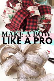 You can find even more bow tutorials with ribbon here in the post on. How To Make A Bow