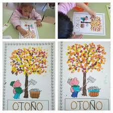 En el vídeo de hoy os traigo una manualidad muy fácil y chula de hacer, sólo necesitamos una hoja de arbol, unas pinturas y unos cuantos pinceles!!! Pequenines Arbol De Otono Con Puntillismo Palillos De Algodo Arboles En Otono Otono Colores De Otono