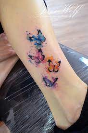 Javi Wolf Watercolor Butterflies Watercolor Butterfly Tattoo Butterfly Tattoo Designs Tattoos