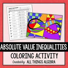 This page contains a huge collection of one step inequalities worksheets based on various skills such as translating phrases solving and. Inequality Coloring Worksheets Teaching Resources Tpt