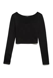Forever 21 active long sleeve crop top. Forever 21 Basic Long Sleeve Crop Top In Black Lyst