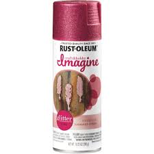 Rust Oleum Imagine Craft Hobby 345703 Spray Paint Glitter Pink 10 25 Oz Can Walmart Com Walmart Com