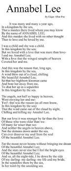 Annabel Lee Edgar Allan Poe Edgar Allen Poe Poems Quotes