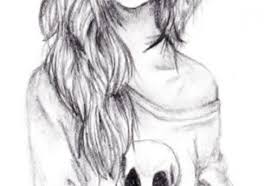 Be creative and have fun! Drawing Sketch Cute Girl Drawing Drawing Ideas