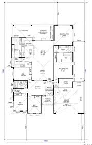 Floor Plan Friday 4 Bedroom Study Home Theatre Scullery And Outdoor Kitchen House Plans Floor Plans Home Design Floor Plans